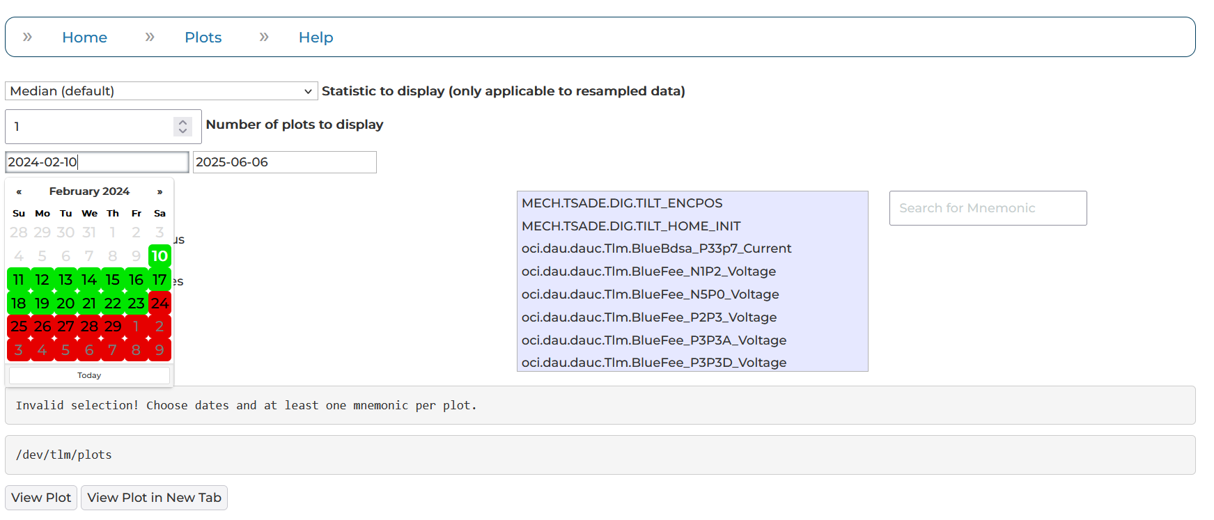 Image of plotly interface